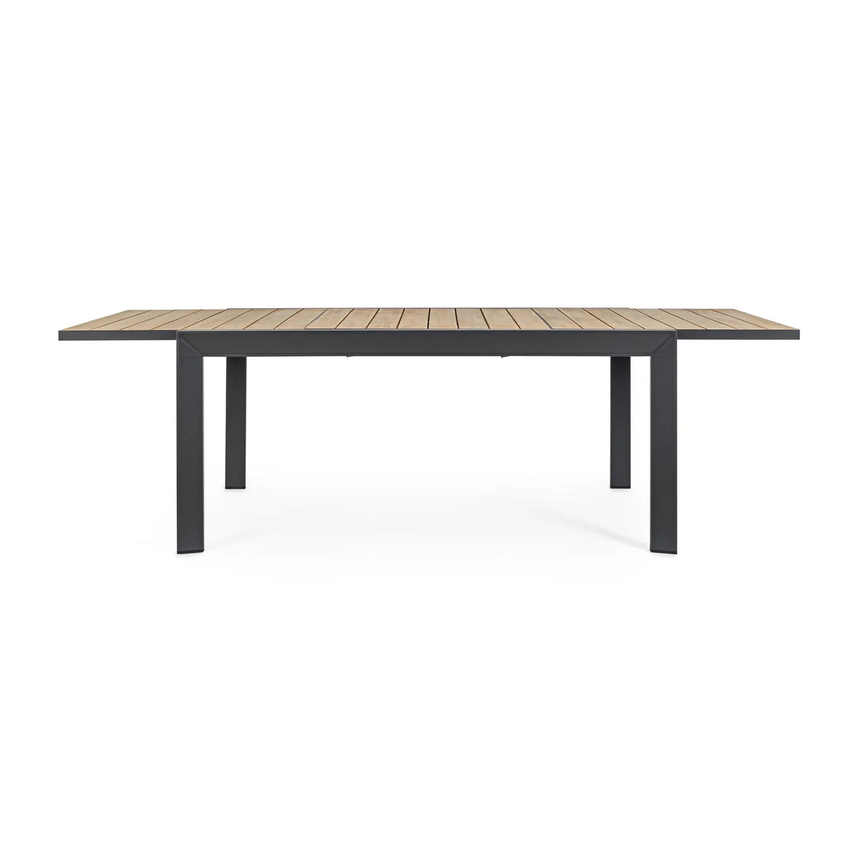 Gartentisch ausziehbar 160-240x100 Natur/Anthrazit YK11 Belmar