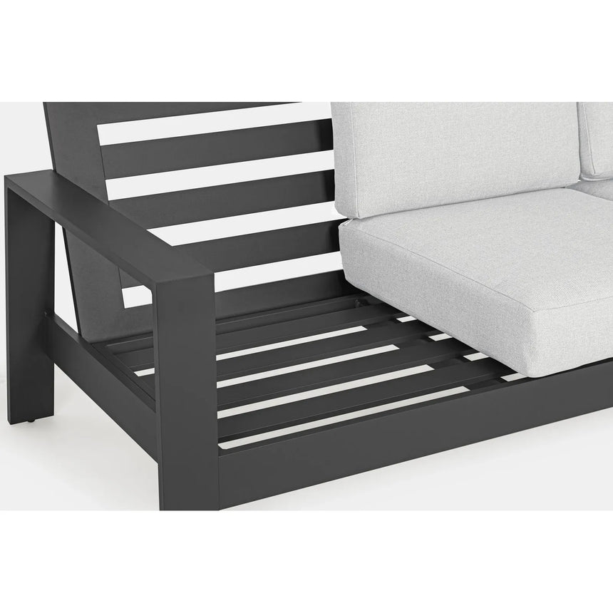 Gartenlounge Set 4er Set Baltic mit Kissen Anthrazit YK13 - ZEN ZONE Furniture