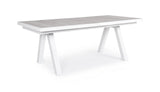 Gartentisch ausziehbar 205-265x103 Weiß JX11 Krion - ZEN ZONE Furniture