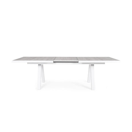 Gartentisch ausziehbar 205-265x103 Weiß JX11 Krion - ZEN ZONE Furniture