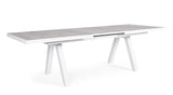 Gartentisch ausziehbar 205-265x103 Weiß JX11 Krion - ZEN ZONE Furniture