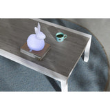 Garten Couchtisch 50x50 Weiß JX11 Kledi - ZEN ZONE Furniture
