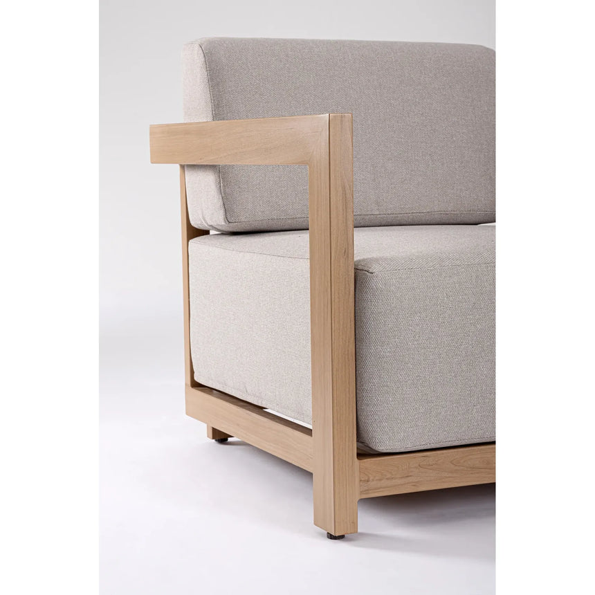 Gartenlounge Set 4er Set Theseus Natur - ZEN ZONE Furniture