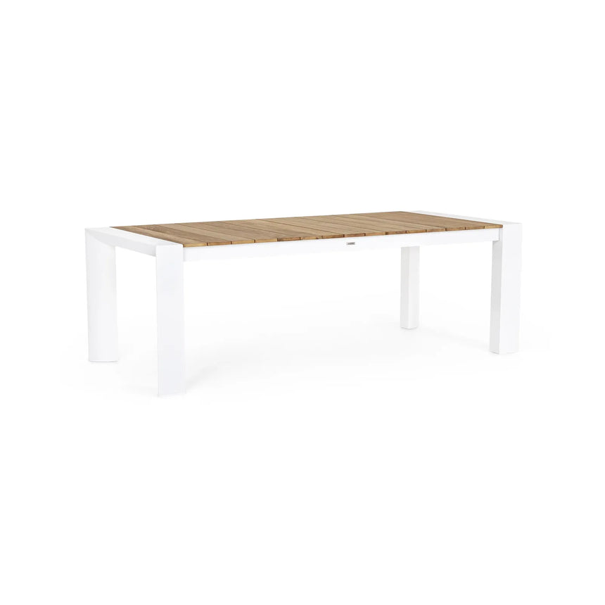 Gartentisch ausziehbar 228/294x100 Weiß GK50 Cameron - ZEN ZONE Furniture