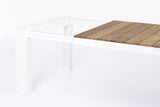 Gartentisch ausziehbar 253/319/384x110 Weiß GK50 Cameron - ZEN ZONE Furniture