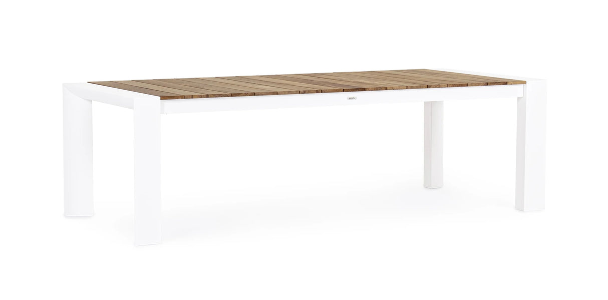 Gartentisch ausziehbar 253/319/384x110 Weiß GK50 Cameron - ZEN ZONE Furniture