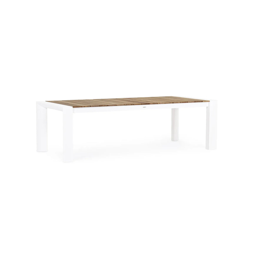 Gartentisch ausziehbar 253/319/384x110 Weiß GK50 Cameron - ZEN ZONE Furniture
