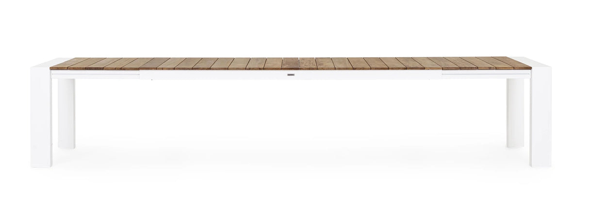 Gartentisch ausziehbar 253/319/384x110 Weiß GK50 Cameron - ZEN ZONE Furniture