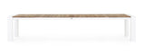 Gartentisch ausziehbar 253/319/384x110 Weiß GK50 Cameron - ZEN ZONE Furniture