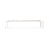 Gartentisch ausziehbar 253/319/384x110 Weiß GK50 Cameron
