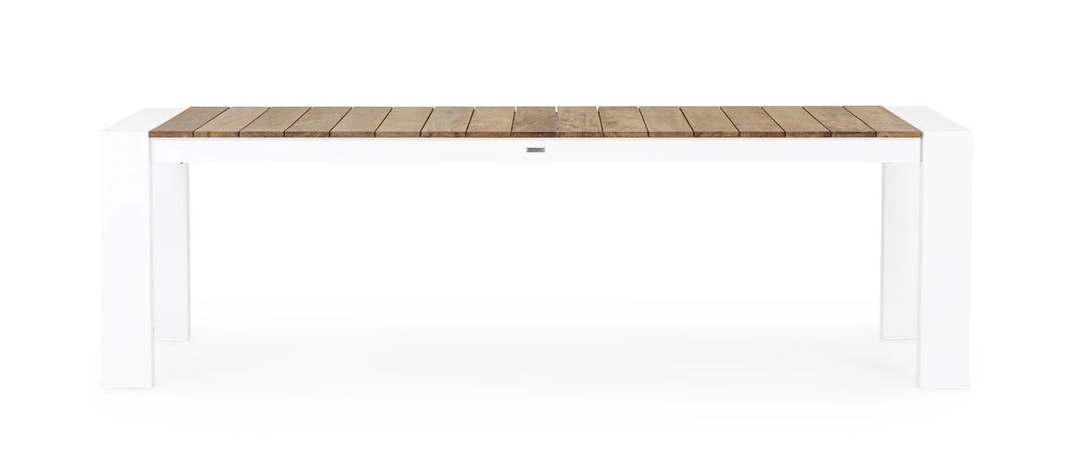 Gartentisch ausziehbar 253/319/384x110 Weiß GK50 Cameron - ZEN ZONE Furniture