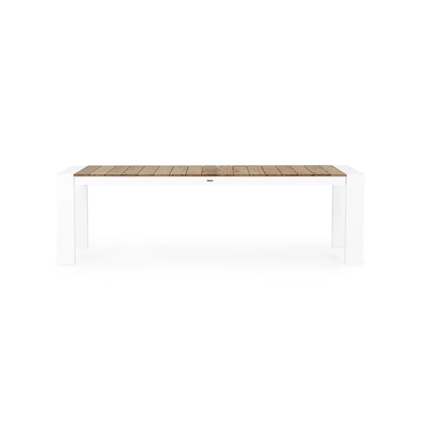 Gartentisch ausziehbar 253/319/384x110 Weiß GK50 Cameron - ZEN ZONE Furniture