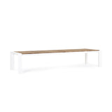 Gartentisch ausziehbar 253/319/384x110 Weiß GK50 Cameron