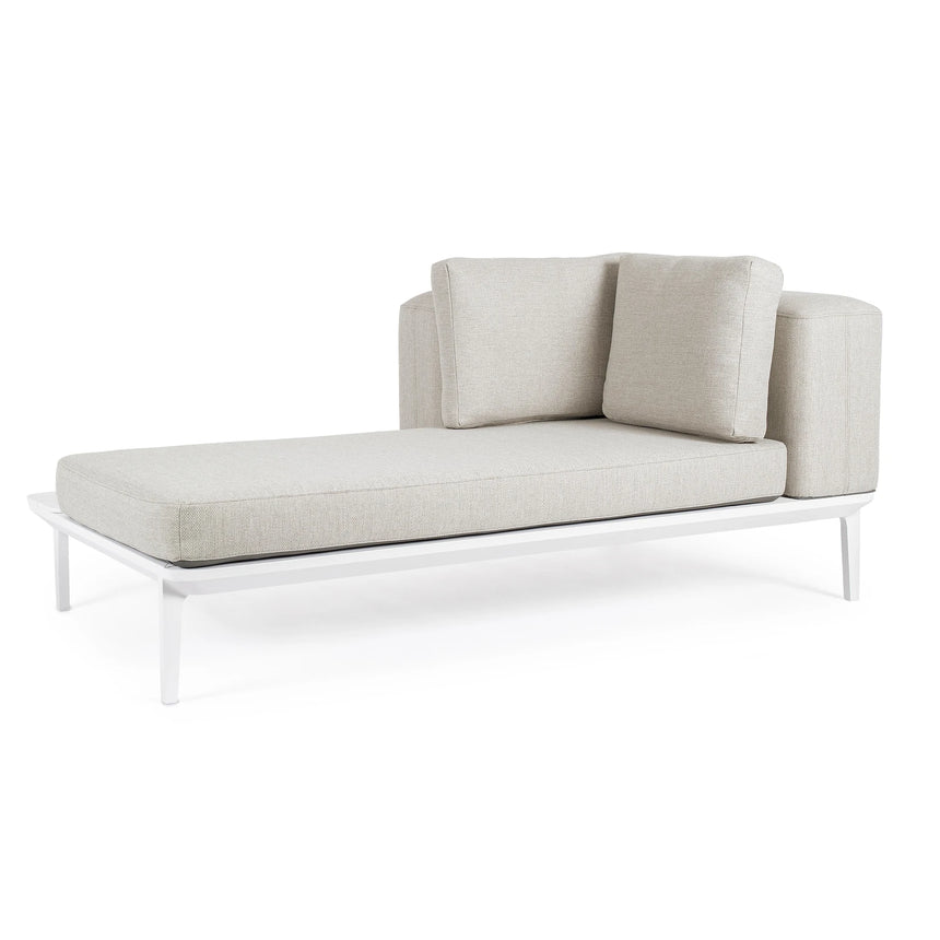Lounge Garten-Sofa 2-Sitzer Matrix Weiß WG20 - ZEN ZONE Furniture