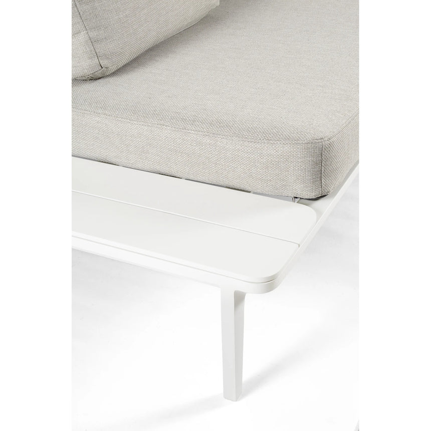 Lounge Garten-Sofa 2-Sitzer Matrix Weiß WG20 - ZEN ZONE Furniture