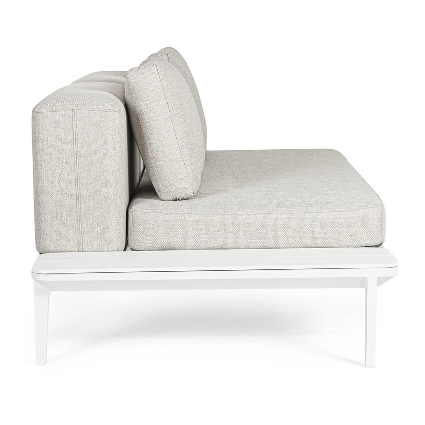 Lounge Garten-Sofa 2-Sitzer Matrix Weiß WG20 - ZEN ZONE Furniture