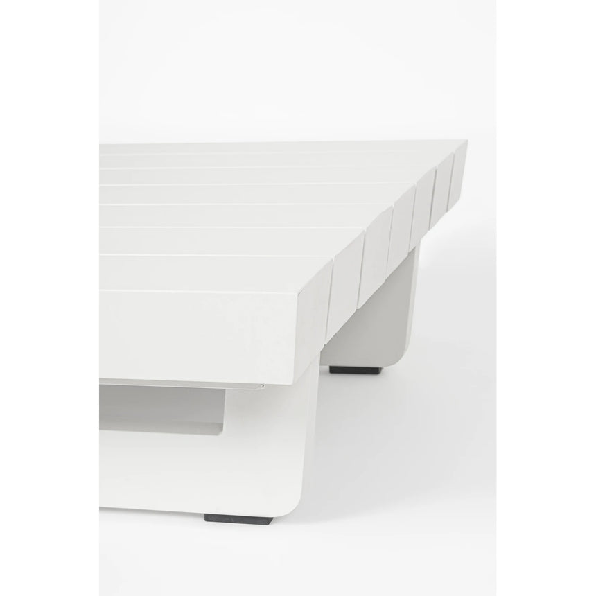Modularer Garten Couchtisch Weiß WH20 Infinity - ZEN ZONE Furniture