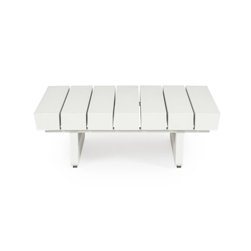 Modularer Garten Couchtisch Weiß WH20 Infinity - ZEN ZONE Furniture