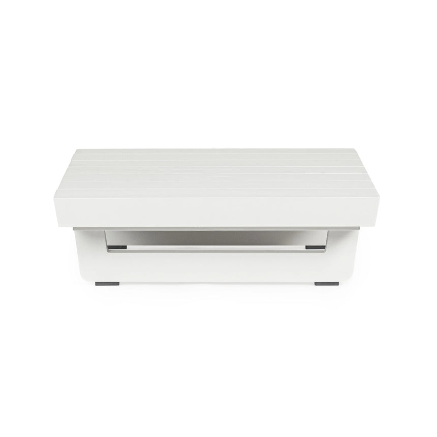 Modularer Garten Couchtisch Weiß WH20 Infinity - ZEN ZONE Furniture