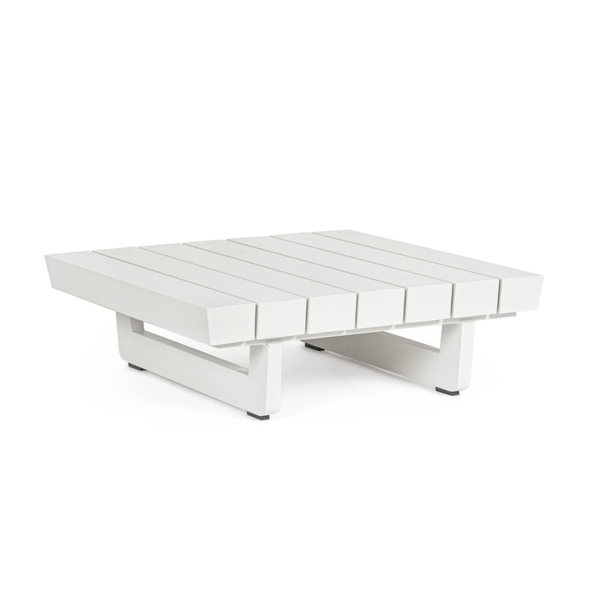 Modularer Garten Couchtisch Weiß WH20 Infinity - ZEN ZONE Furniture