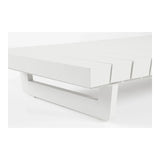 Garten Couchtisch 126x73.5 Weiß WG20 Infinity