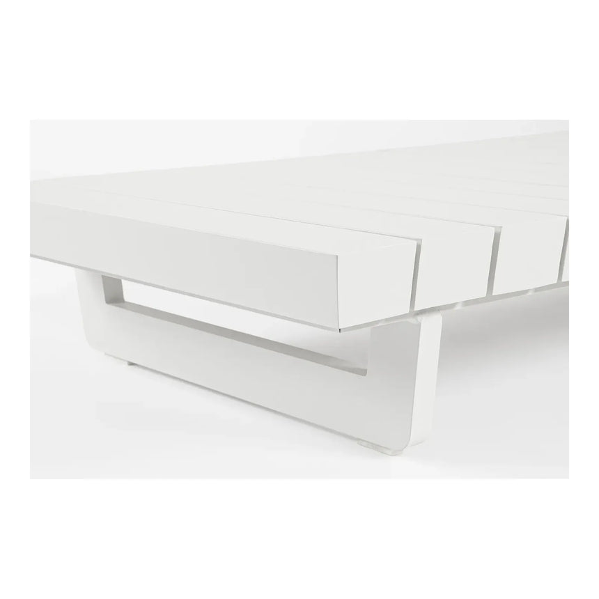 Garten Couchtisch 126x73.5 Weiß WG20 Infinity - ZEN ZONE Furniture