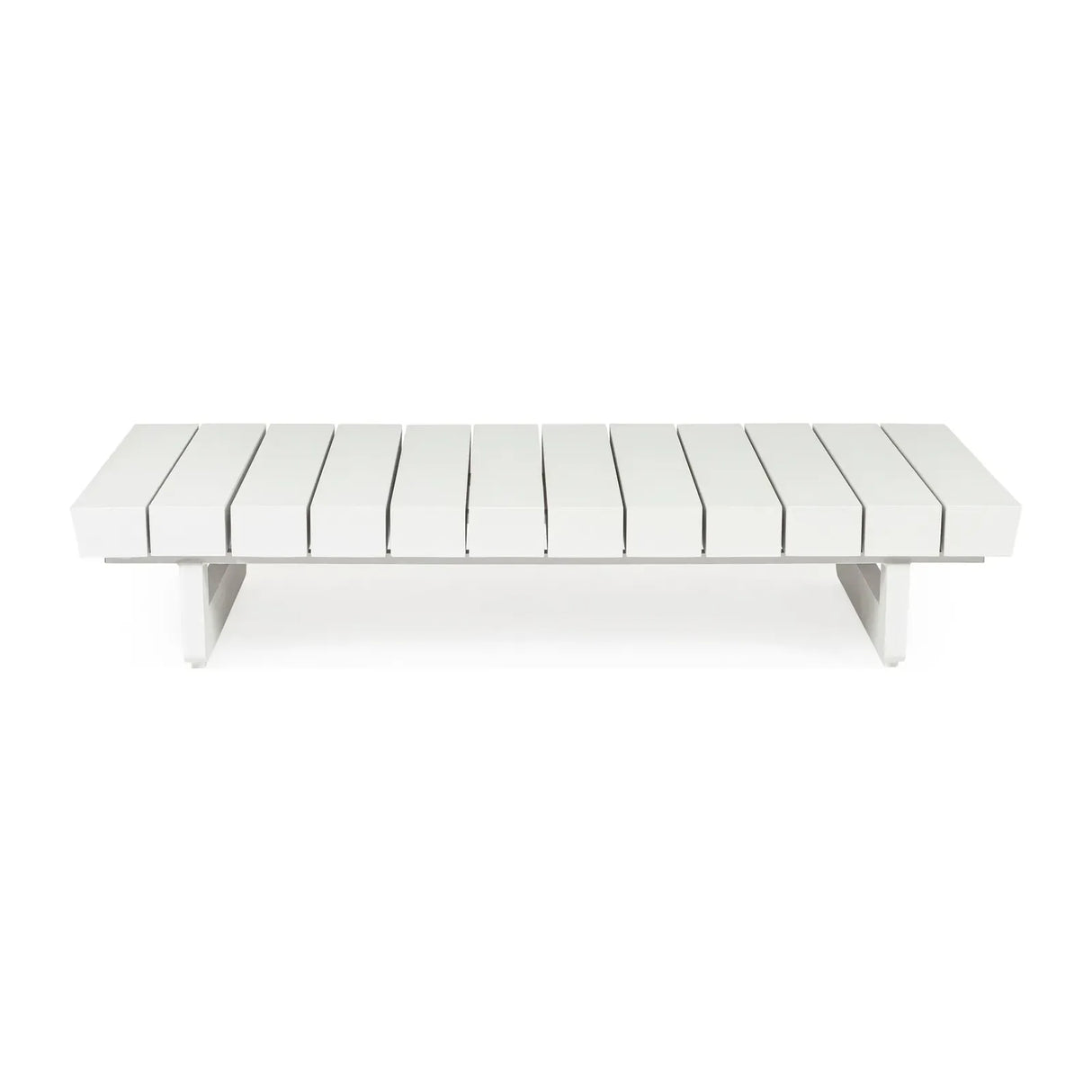 Garten Couchtisch 126x73.5 Weiß WG20 Infinity