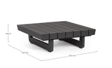 Modularer Gartentisch Infinity Anthrazit WG21 - ZEN ZONE Furniture