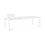 Gartentisch ausziehbar 180-240x100 Weiß CX21 Kiplin