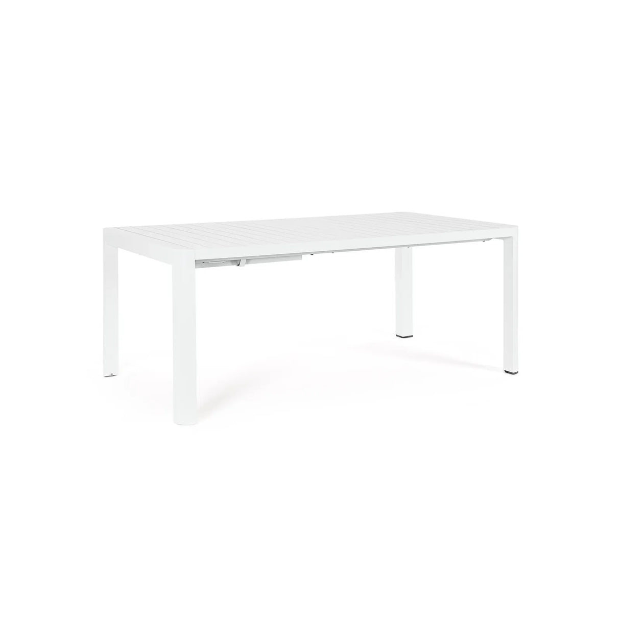 Gartentisch ausziehbar 180-240x100 Weiß CX21 Kiplin