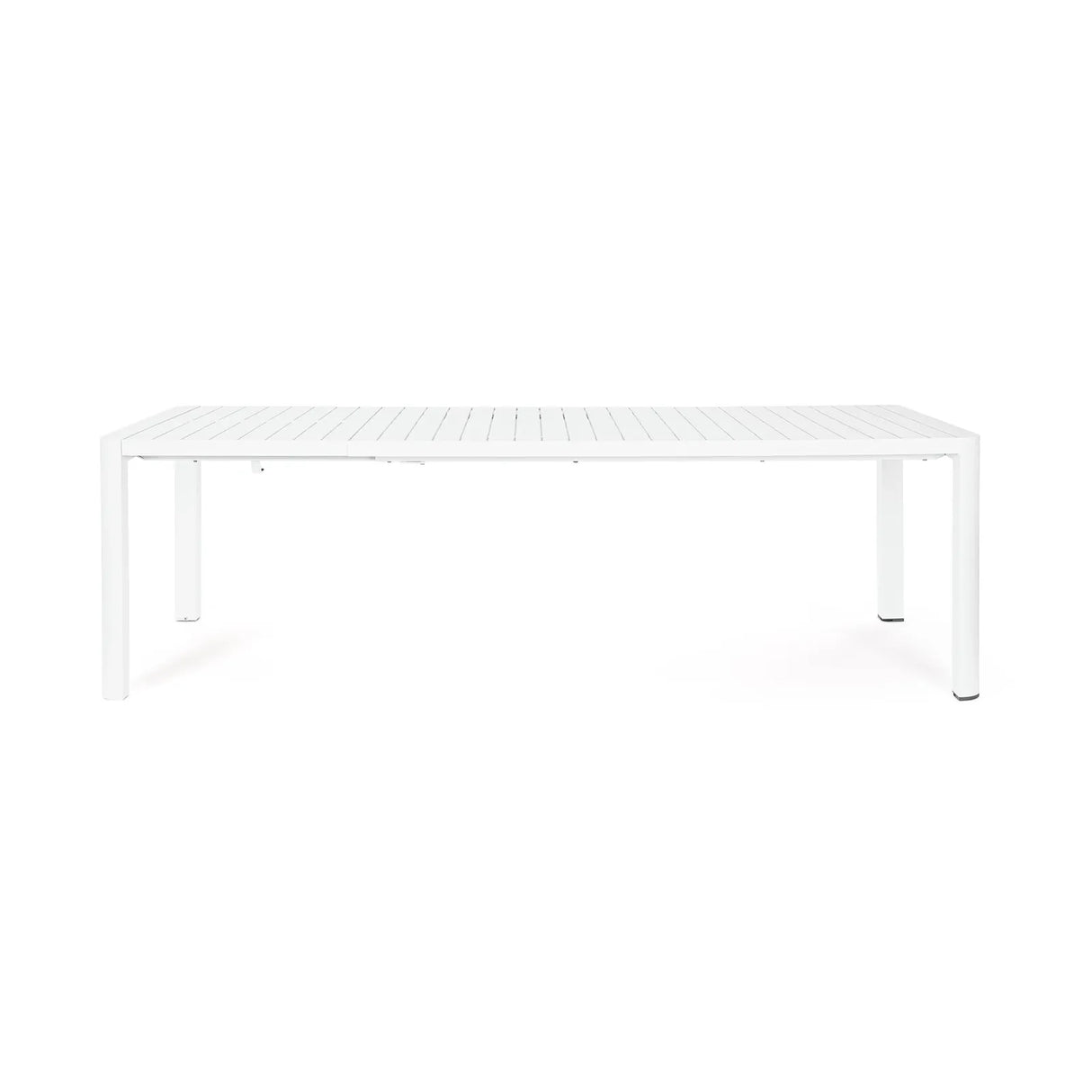 Gartentisch ausziehbar 180-240x100 Weiß CX21 Kiplin