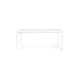Gartentisch ausziehbar 180-240x100 Weiß CX21 Kiplin