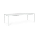 Gartentisch ausziehbar 180-240x100 Weiß CX21 Kiplin