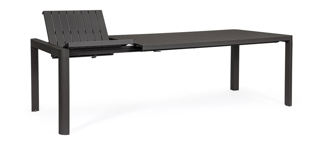Gartentisch ausziehbar 180-240x100 Anthrazit CX23 Kiplin - ZEN ZONE Furniture