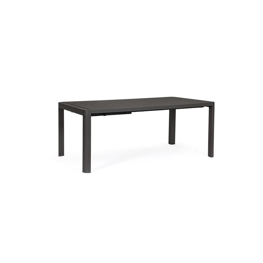 Gartentisch ausziehbar 180-240x100 Anthrazit CX23 Kiplin - ZEN ZONE Furniture