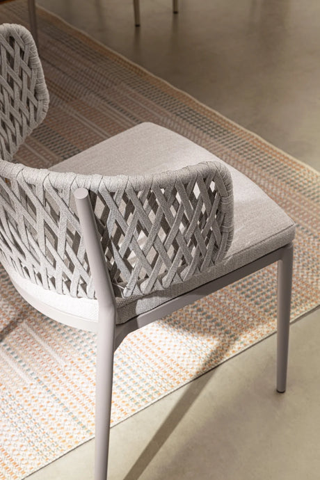 Gartenstuhl mit Kissen Noelia Moon WG24 - ZEN ZONE Furniture