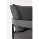 Gartenlounge Set 4er mit Kissen Presley Anthrazit WG21 - ZEN ZONE Furniture