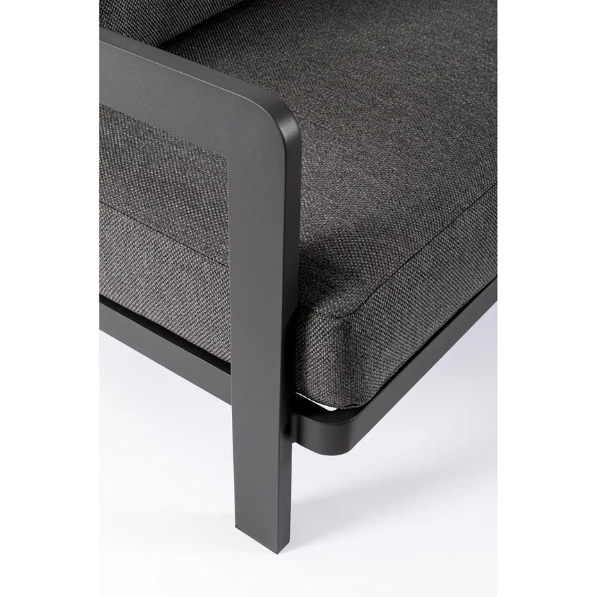 Gartenlounge Set 4er mit Kissen Presley Anthrazit WG21 - ZEN ZONE Furniture