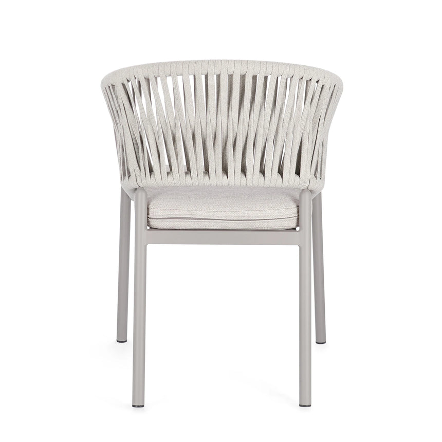 Gartenstuhl mit Armlehne und Kissen Florencia Moon WG24 - ZEN ZONE Furniture