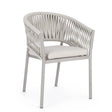 Gartenstuhl mit Armlehne und Kissen Florencia Moon WG24 - ZEN ZONE Furniture