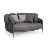 Outdoor Daybed mit Kissen Jacinta Anthrazit WG21 - ZEN ZONE Furniture