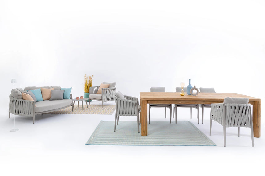 Outdoor Sessel mit Kissen Jacinta Moon WG24 - ZEN ZONE Furniture