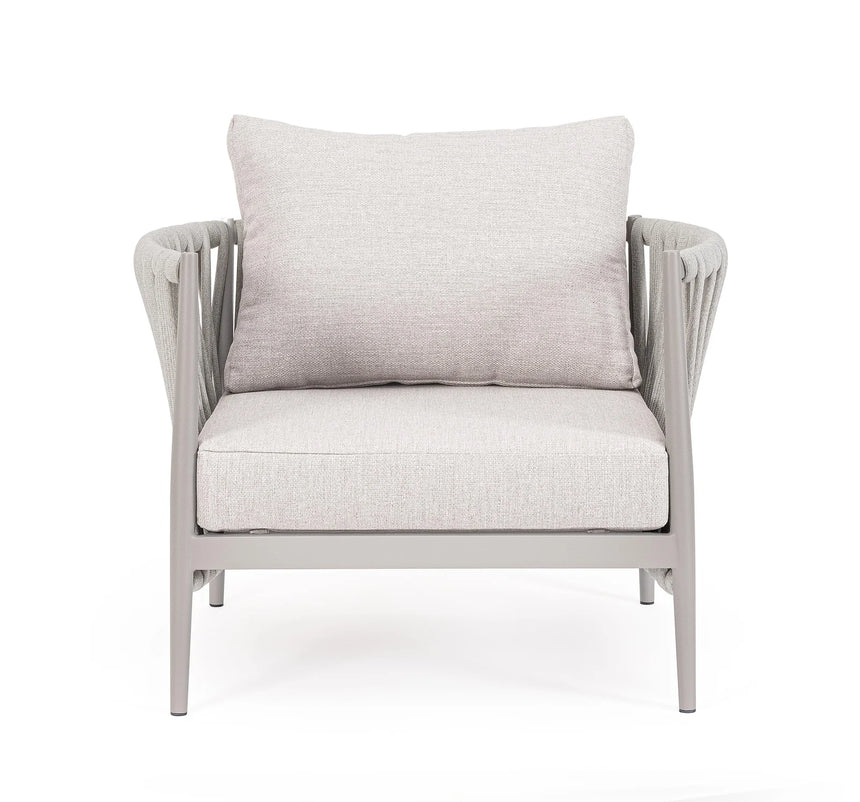 Outdoor Sessel mit Kissen Jacinta Moon WG24 - ZEN ZONE Furniture