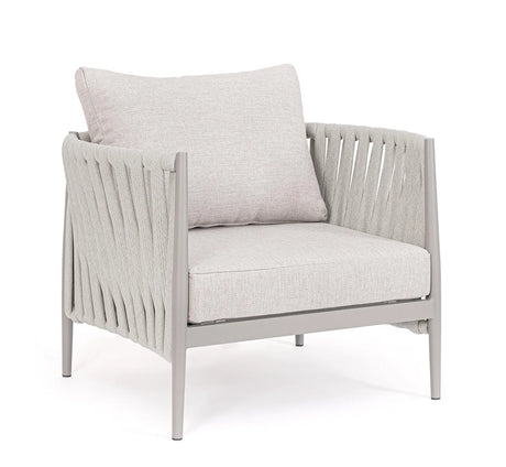 Outdoor Sessel mit Kissen Jacinta Moon WG24 - ZEN ZONE Furniture