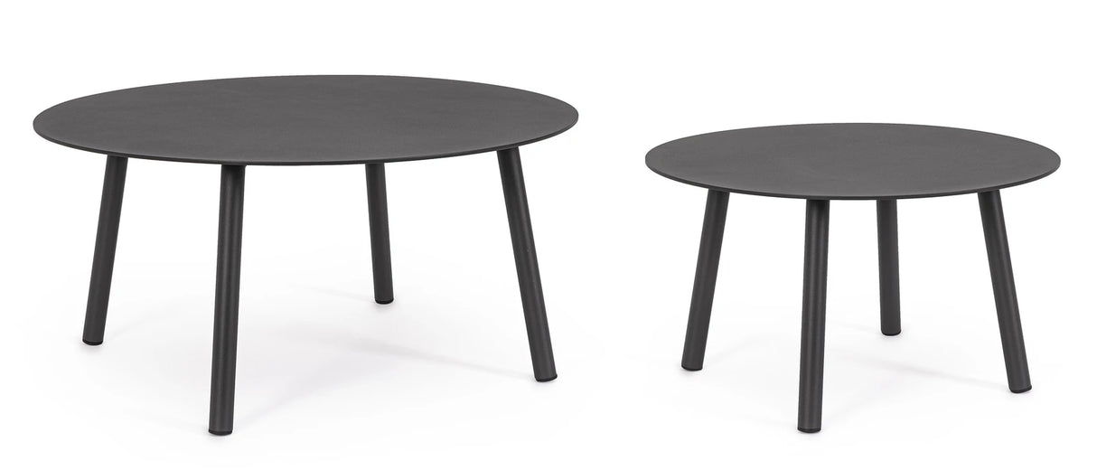 Garten Couchtisch 2er Set Anthrazit WG21 Aminta - ZEN ZONE Furniture