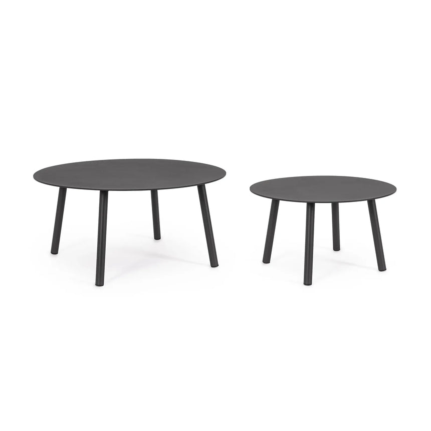 Garten Couchtisch 2er Set Anthrazit WG21 Aminta - ZEN ZONE Furniture