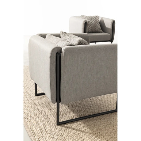 Outdoor Sessel mit Kissen Pixel Graphite - ZEN ZONE Furniture