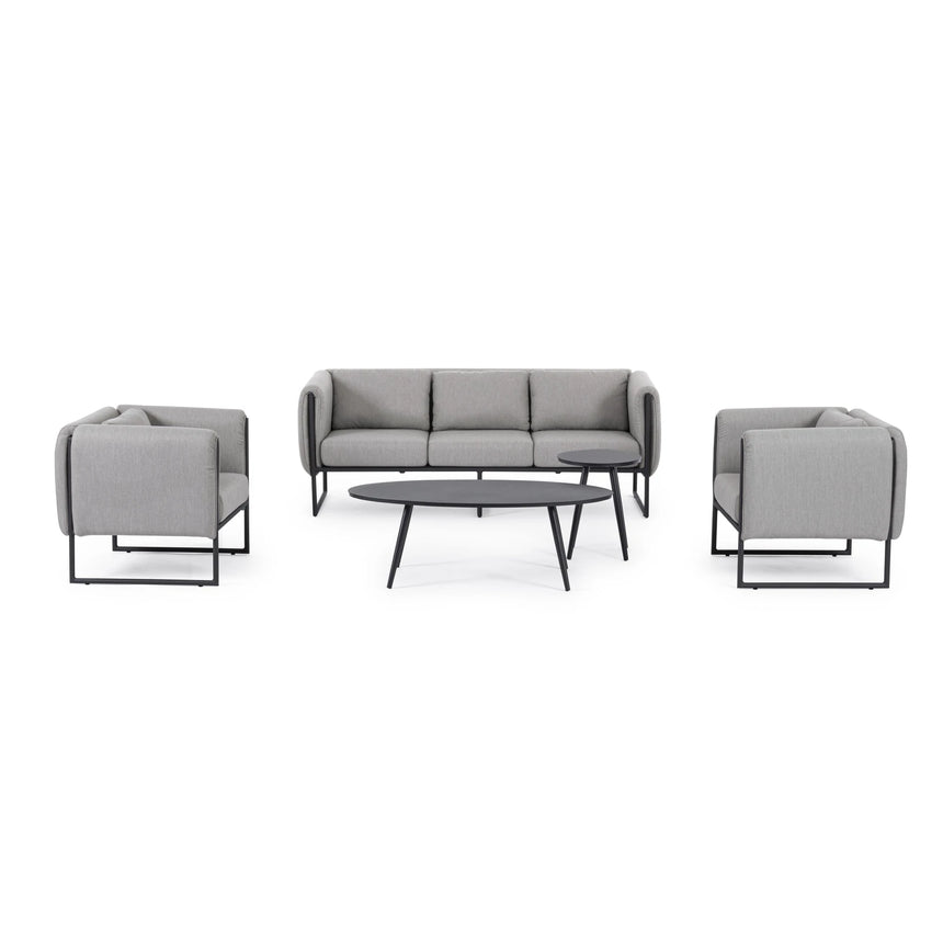 Outdoor Sessel mit Kissen Pixel Graphite - ZEN ZONE Furniture