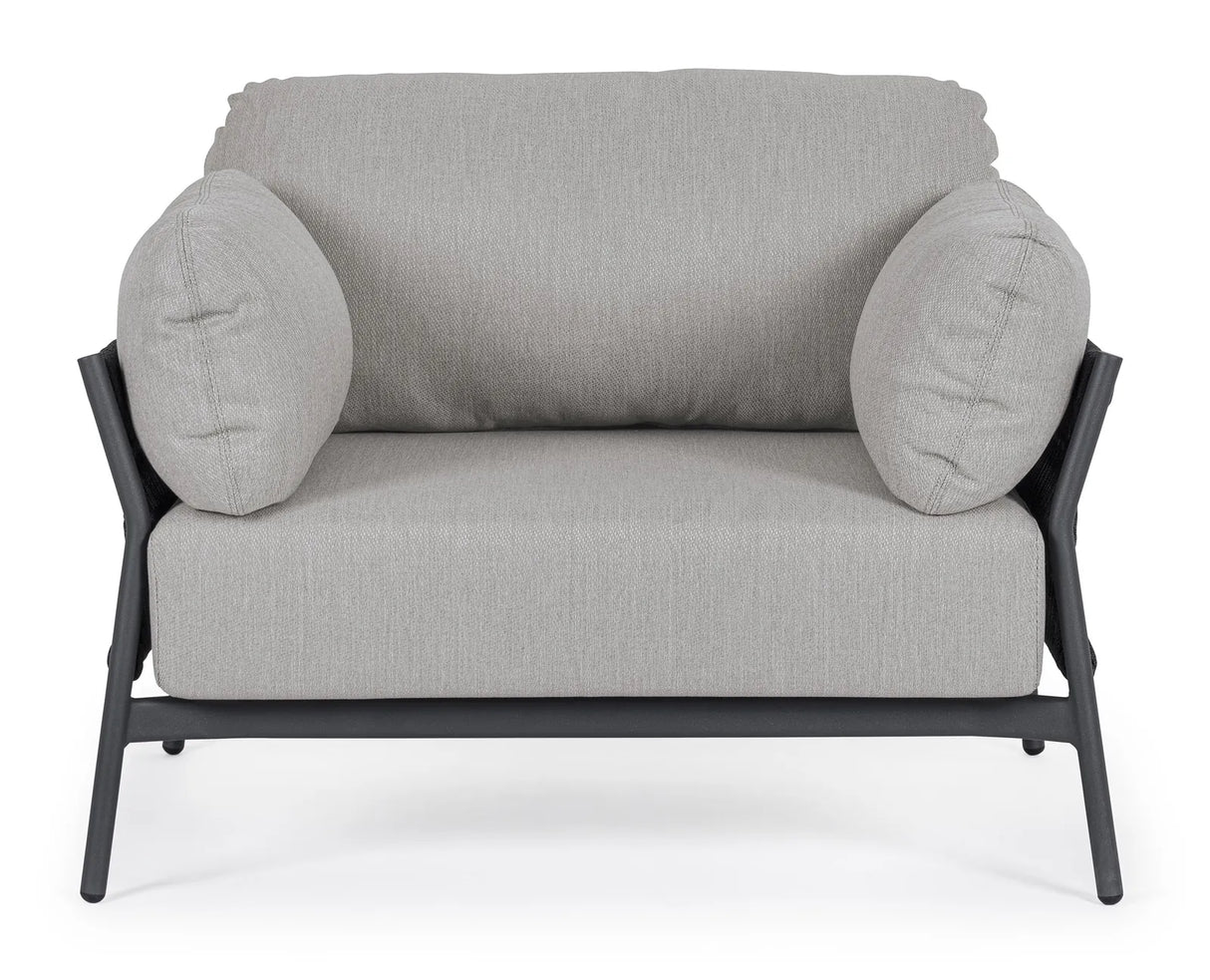 Outdoor Sessel mit Kissen Pardis Anthrazit QS22/Graphit - ZEN ZONE Furniture