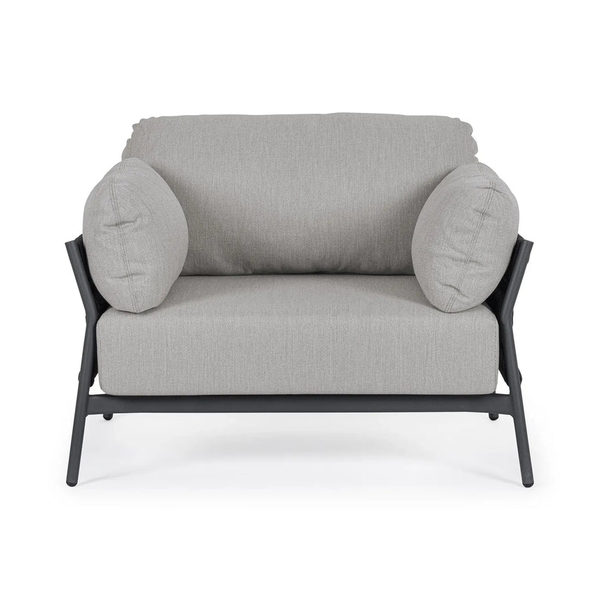 Outdoor Sessel mit Kissen Pardis Anthrazit QS22/Graphit - ZEN ZONE Furniture